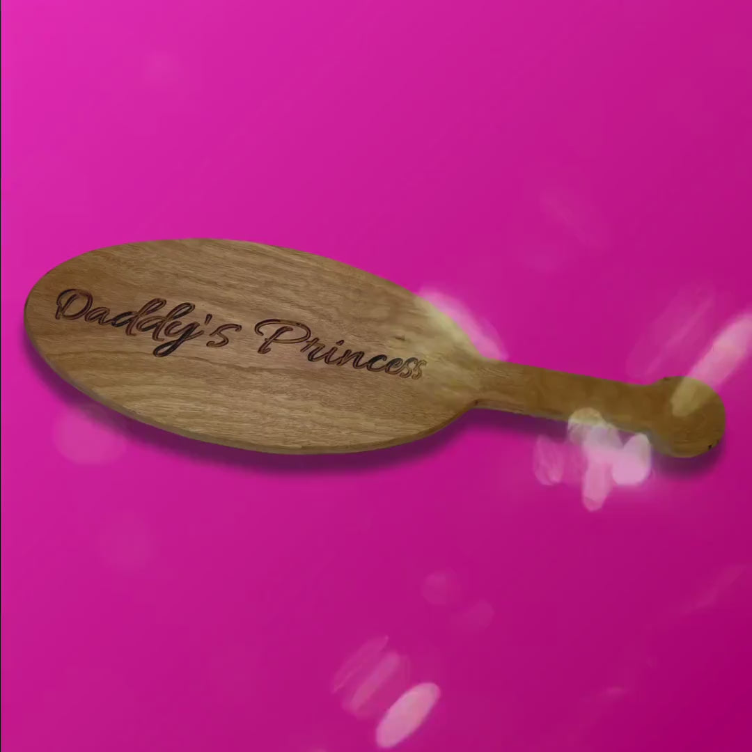 Large Blackwood Paddle “Daddy’s Princess”