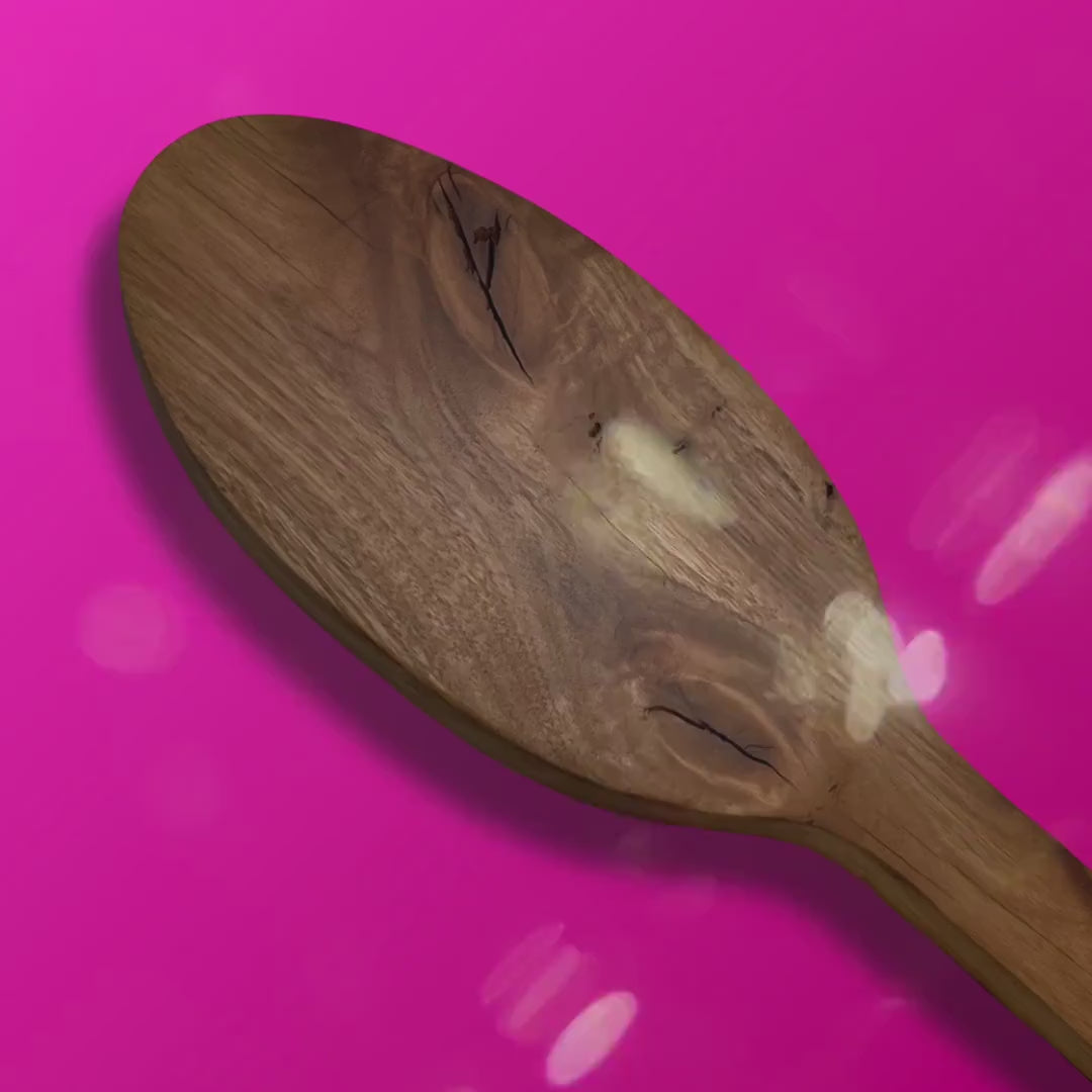 Hardwood Hairbrush Paddle, Wooden Spanking Paddle, Impact BDSM Paddle